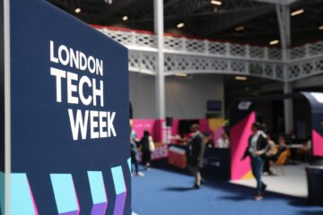 Vibrant indoor scene at London Tech Week with attendees and colorful displays. (Photo by Euronewsweek Media on Pexels)